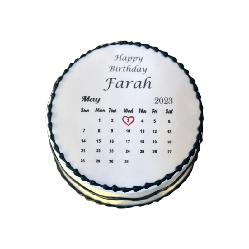 كيكة تقويم - نص كيلو