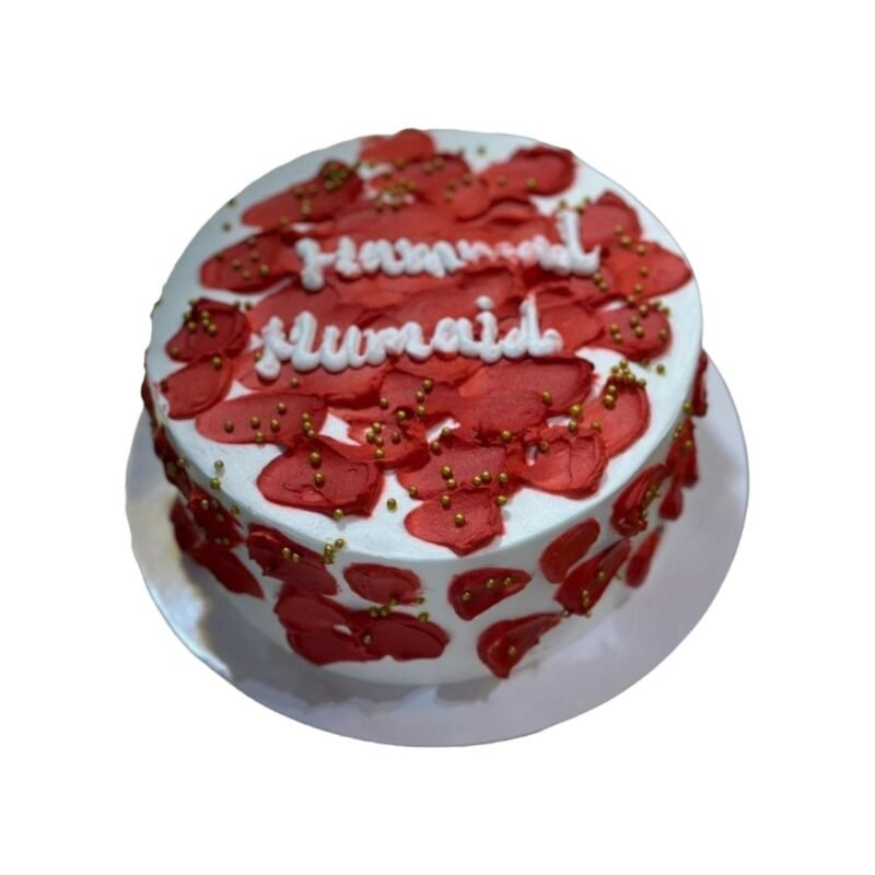 كيكة يوم الميلاد - احمر
