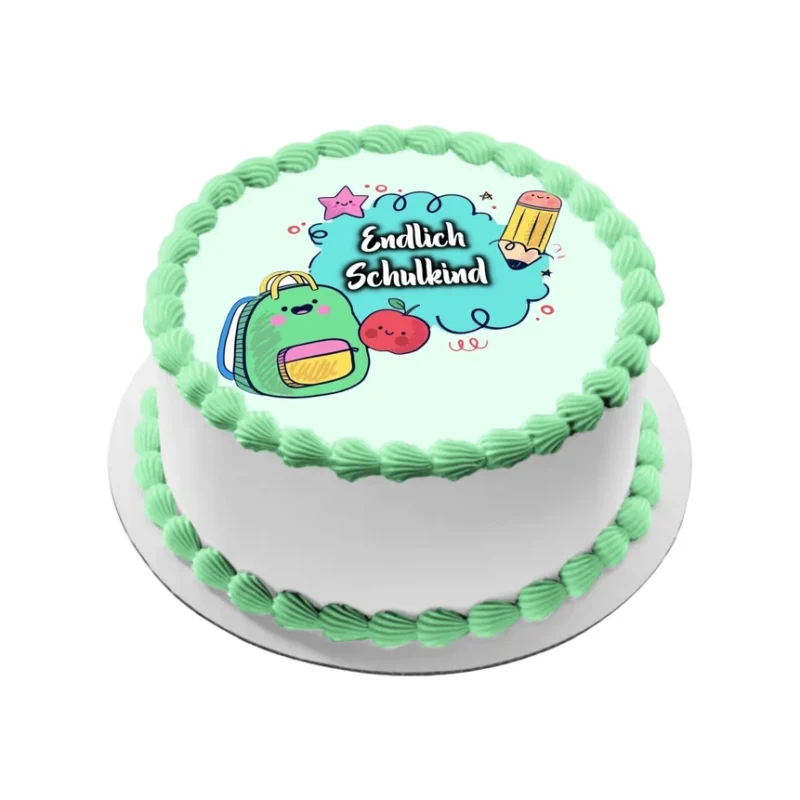 كيكة العودة للمدارس الخضراء