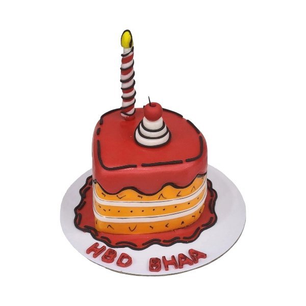 كيكة HBD ثلاثية الأبعاد