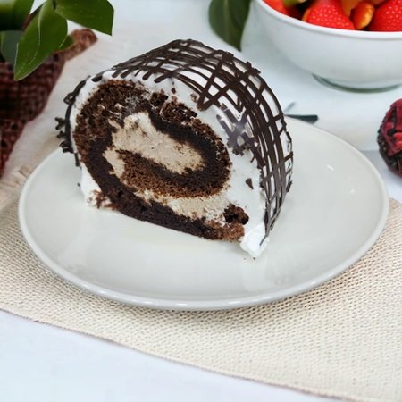 رول كيك الشوكولاتة