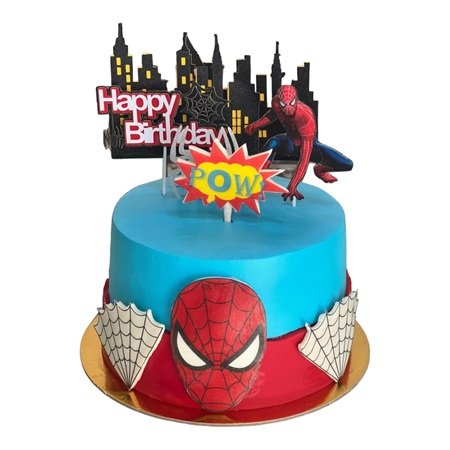 كيكة سبايدر مان